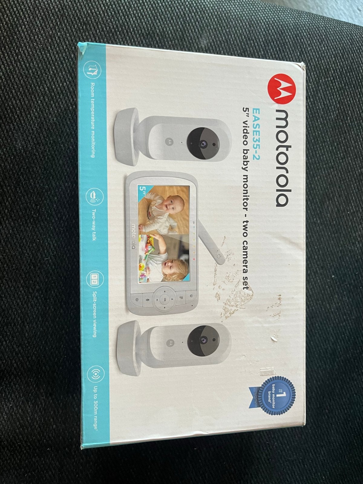Motorola EASE35-2 Babyfoon met 2 camera's, Kinderen en Baby's, Babyfoons, Ophalen of Verzenden, Zo goed als nieuw, 250 meter of meer
