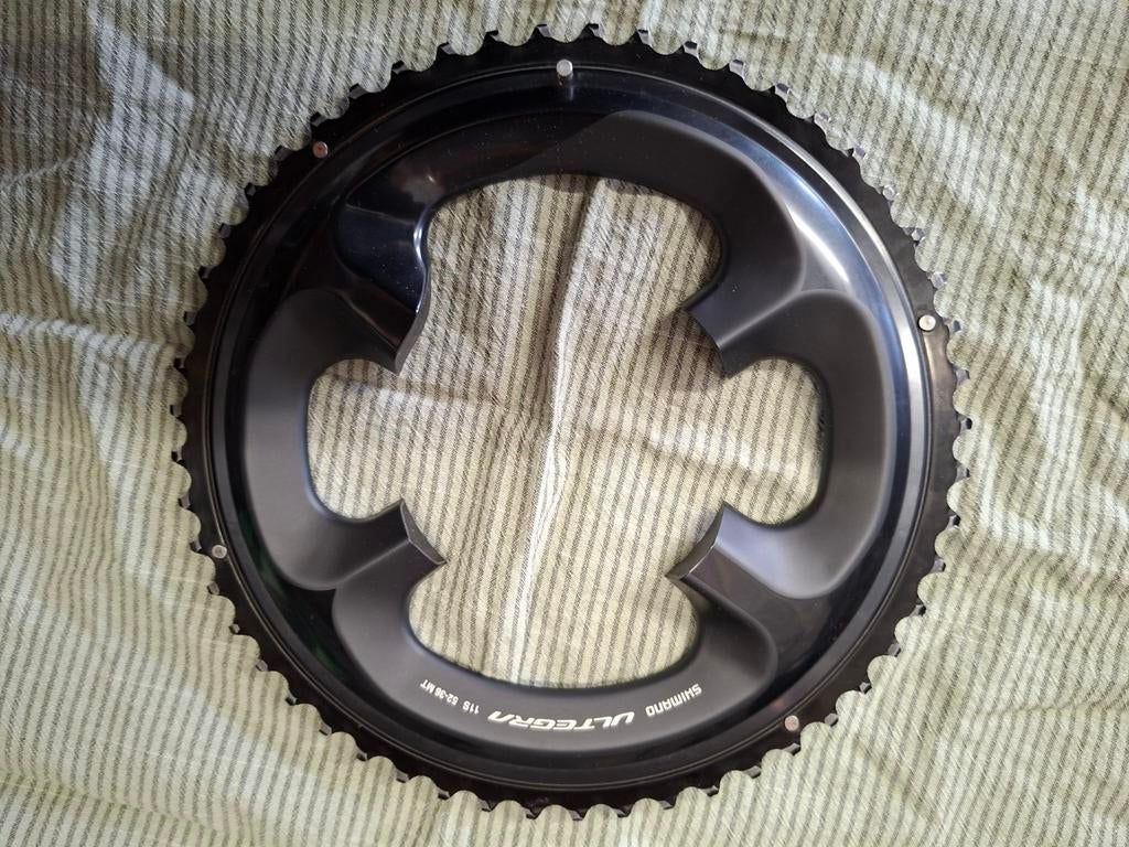 Shimano Ultegra 11S 52-36T Kettingblad, Fietsen en Brommers, Fietsonderdelen, Zo goed als nieuw, Derailleur of Ketting, Aluminium