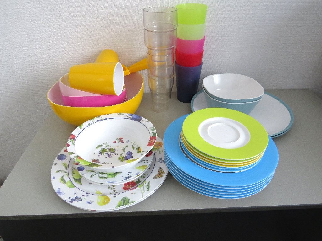 Partij Mepal servies  – 41 stuks, Ophalen of Verzenden, Gebruikt