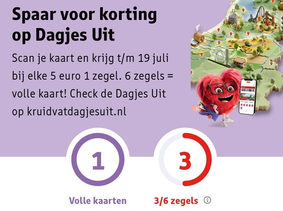 Voucher Dagje uit!, Tickets en Kaartjes, Drie personen of meer, Kortingsbon