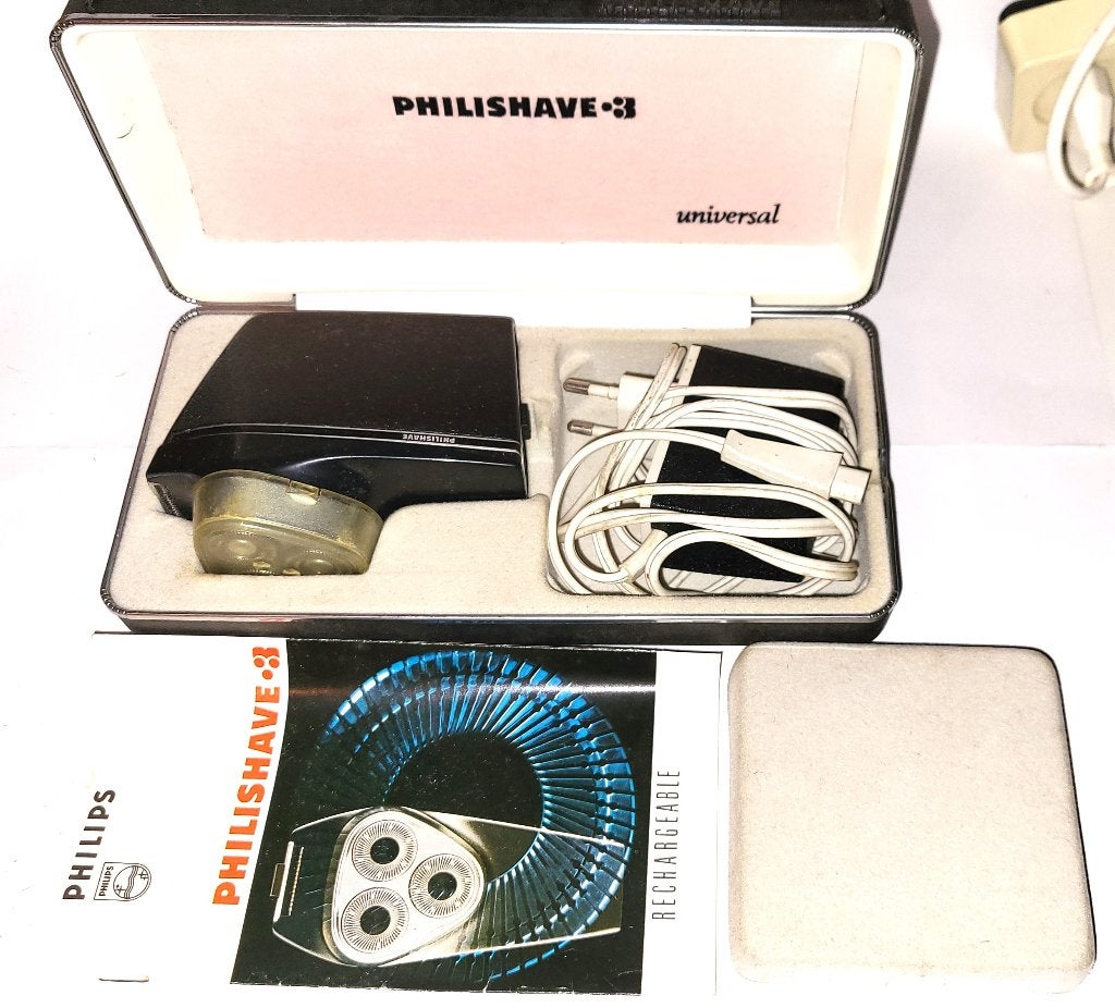 Vintage Philips 905 scheerapparaat, philishave-3, hp1308, Ophalen of Verzenden, Persoonlijke verzorging