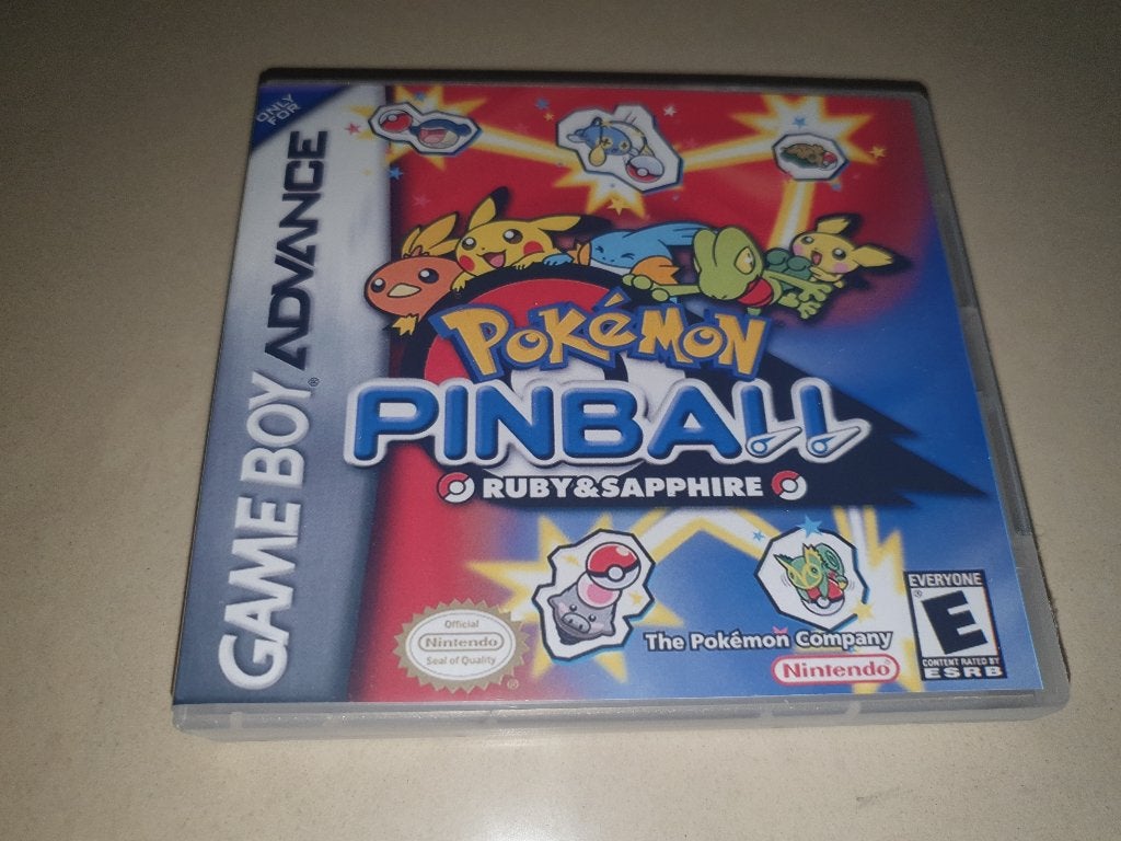 Pokemon Pinball Ruby & Sapphire GBA Game Case, Avontuur en Actie, Verzenden, 1 speler, Zo goed als nieuw