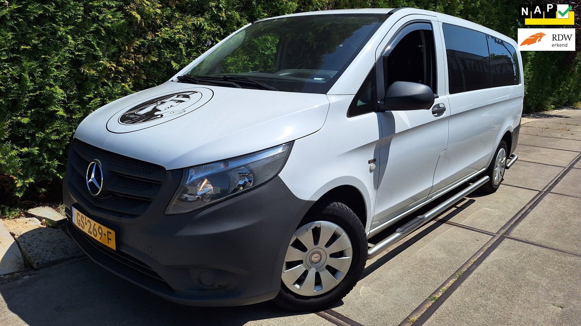 Mercedes-Benz Vito Tourer 109 BlueTEC Base Extra Lang 9p, Auto's, Voorwielaandrijving, Gebruikt, 255 €/maand, Wit