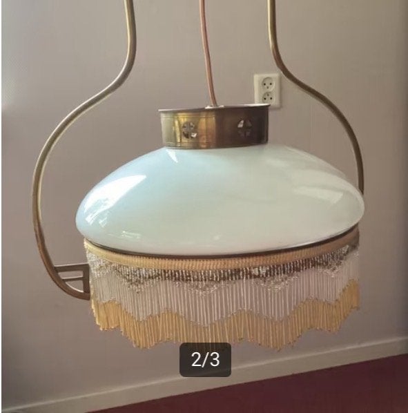 Antieke lamp, Ophalen