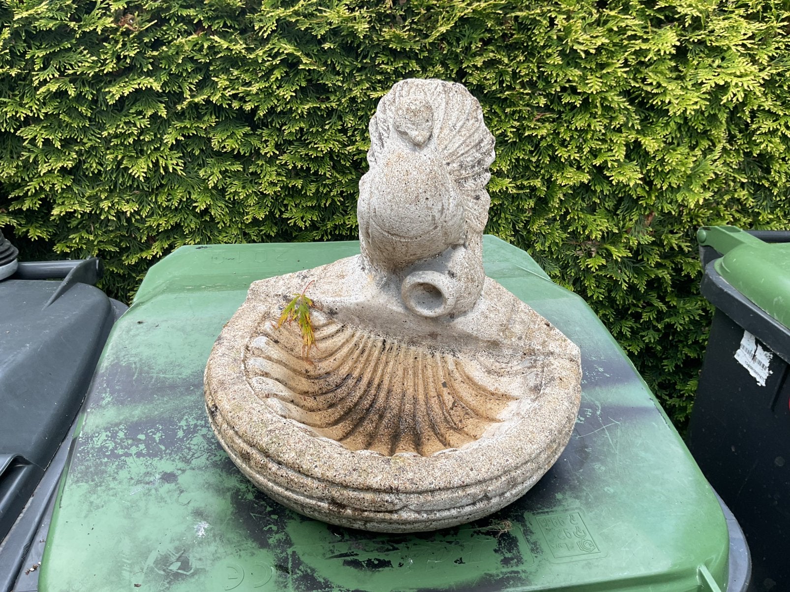 Vogel drinkbak, Tuin en Terras, Ophalen, Zo goed als nieuw