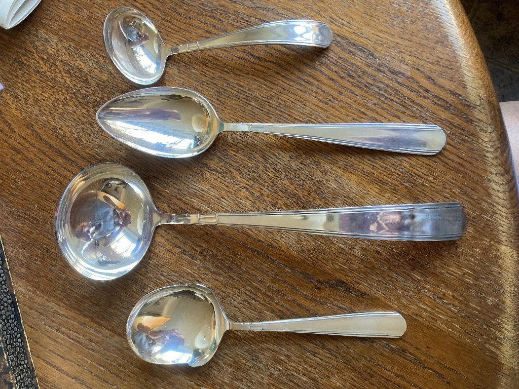 Set opschep bestek, zilver, Ophalen of Verzenden