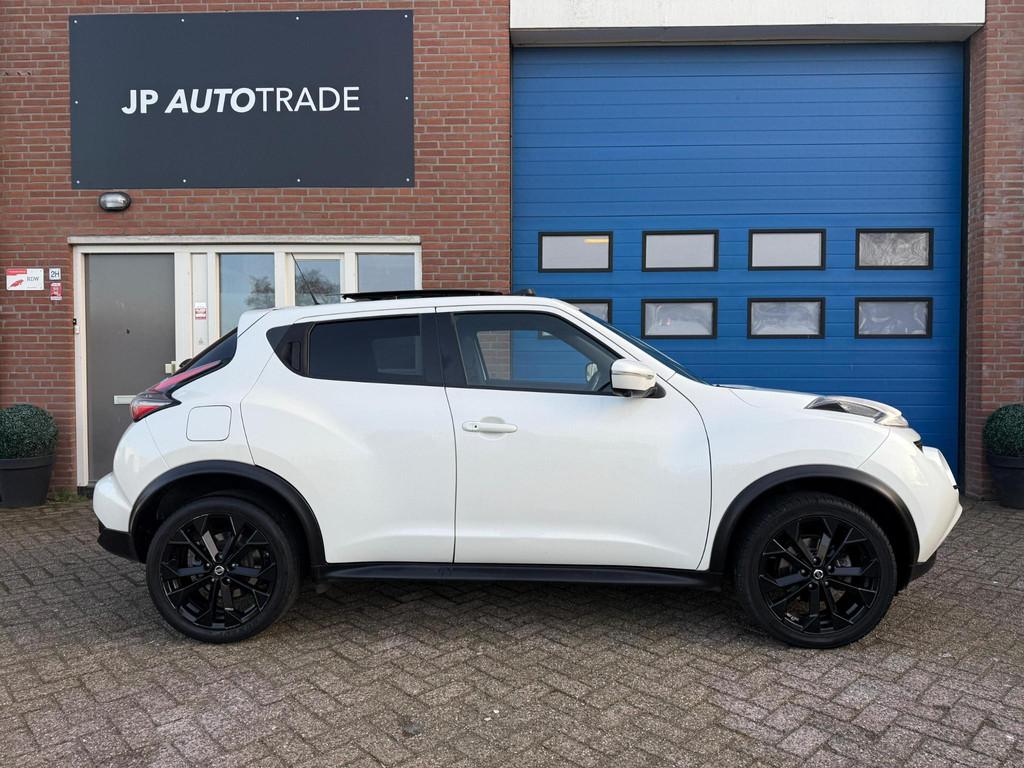 Nissan Juke 1.2 DIG-T S/S Tekna | Pano | Led | Leer | NL, Auto's, Nissan, Voorwielaandrijving, 639 kg, Automatische klimaatregeling