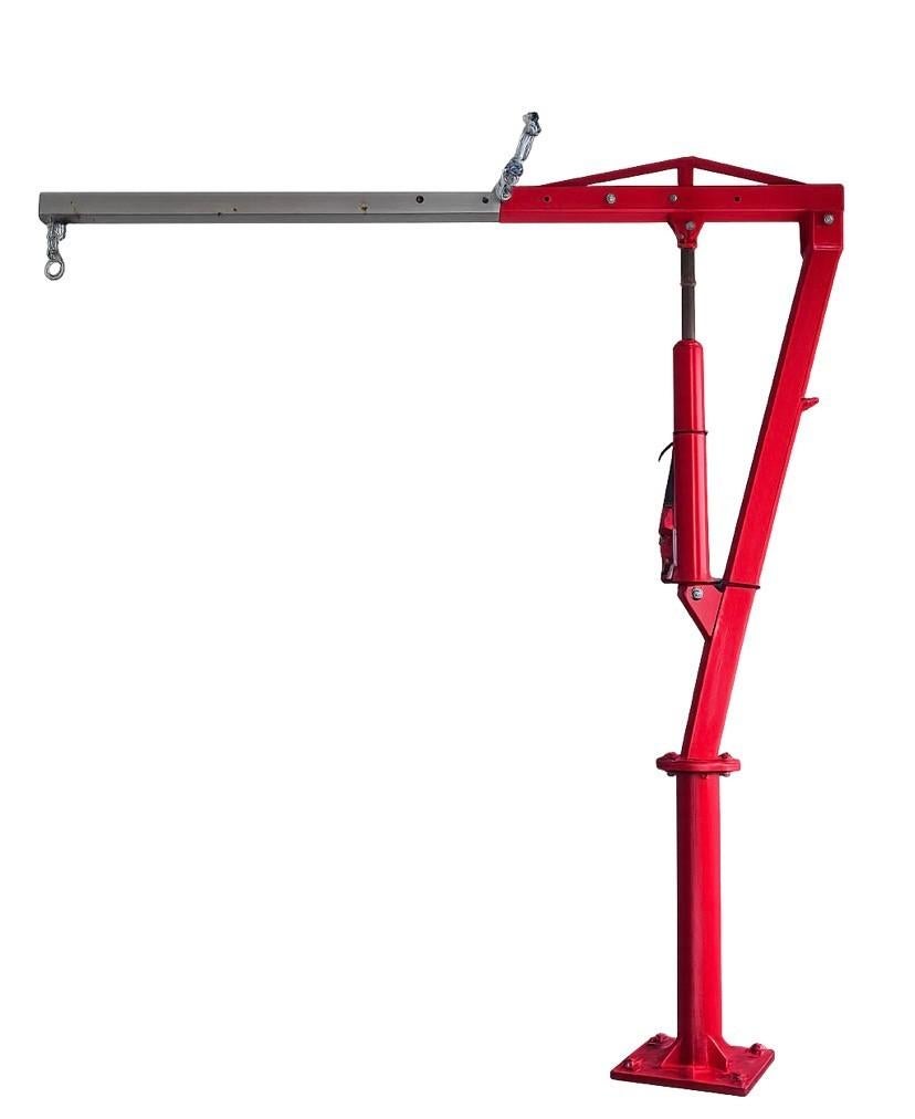 Hydraulische aanhangerkraan, Ophalen, Gebruikt