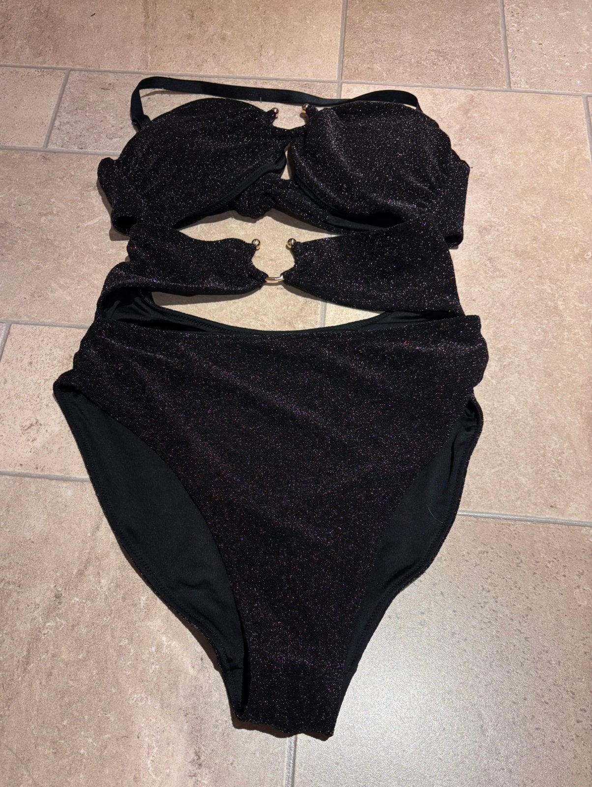 Victoria secret badpak nieuw maat L, Zwart, Badpak, Ophalen of Verzenden, E