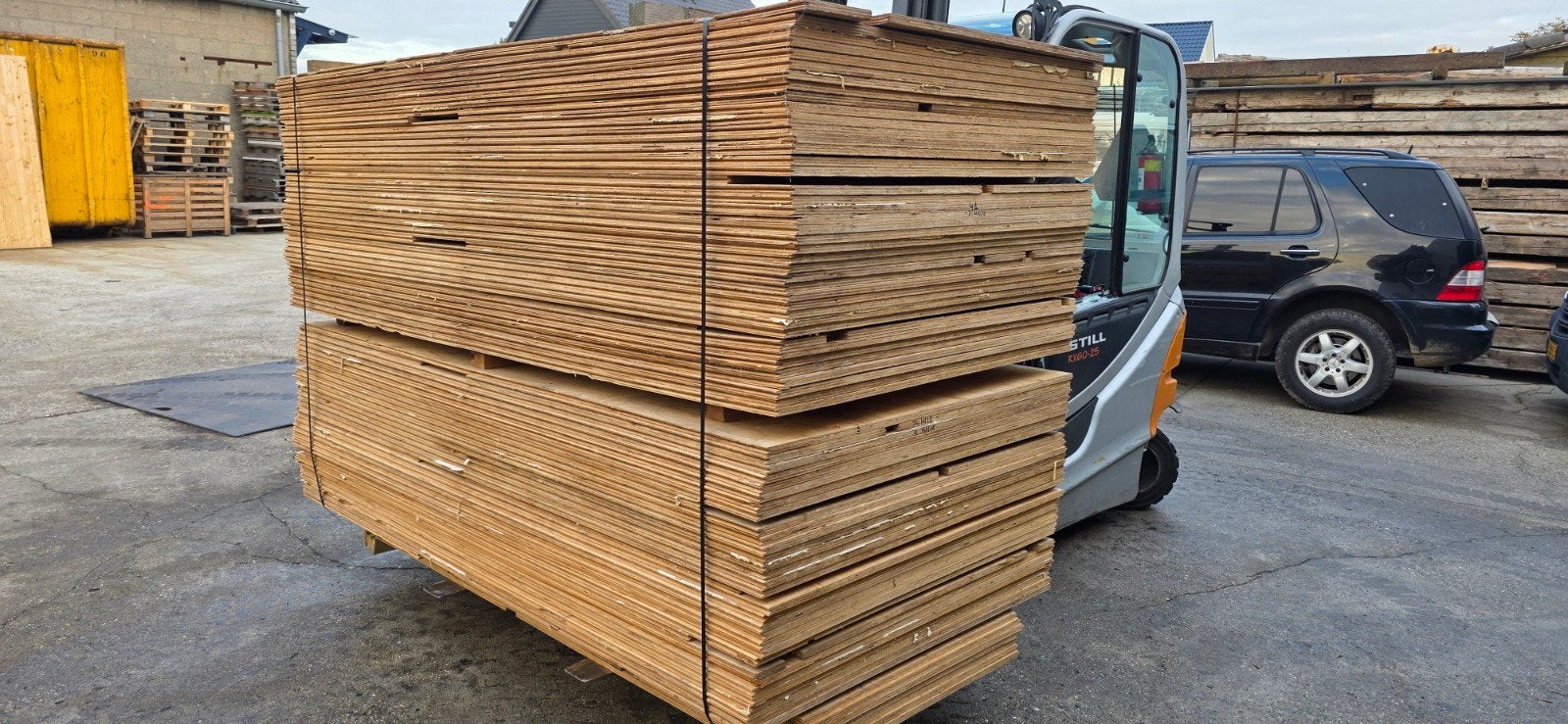 Partij gebruikte underlayment  | 244x122x1.8 cm | tong&groef, Minder dan 20 mm, Info@woodfarm.nl, 4251NT, Ophalen of Verzenden
