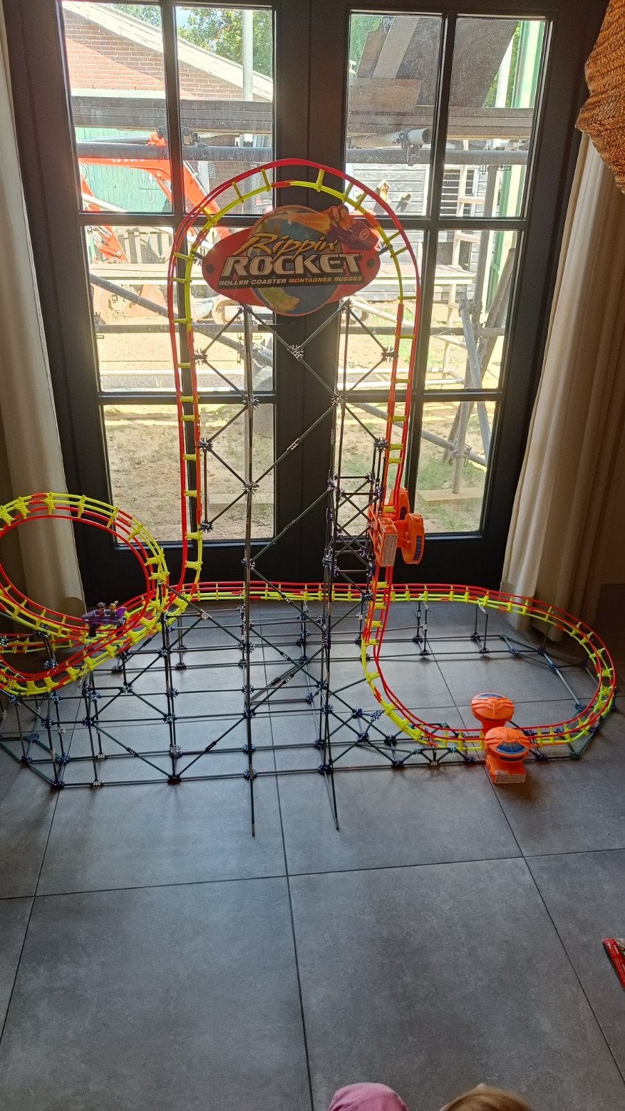K'nex Rippin' Rocket Achtbaan - Complete Set, Ophalen of Verzenden, Zo goed als nieuw, K'nex