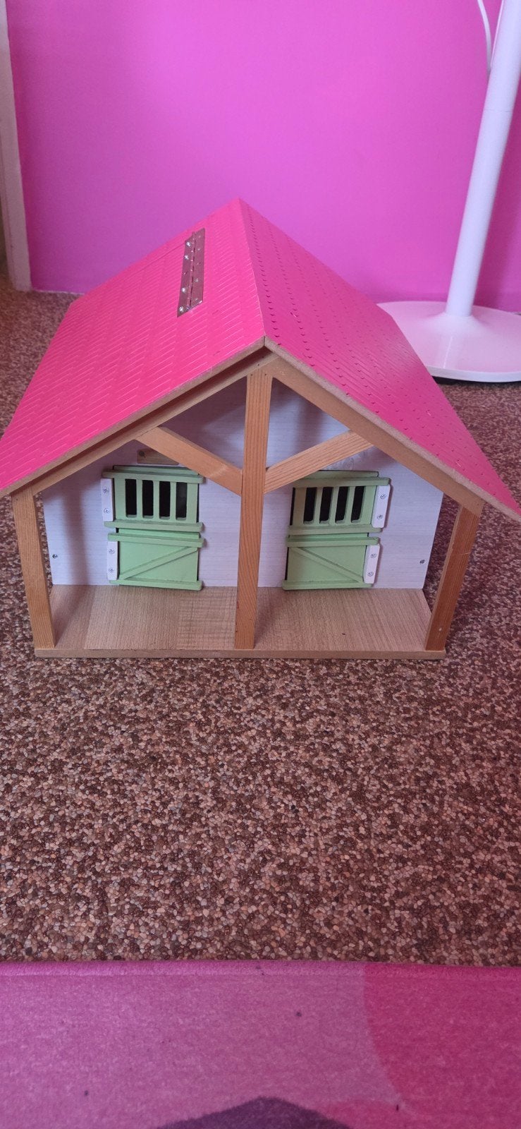 stal voor schleich paarden/ alle paarden, Kinderen en Baby's, Speelgoed | Poppenhuizen, Ophalen, Gebruikt, Poppenhuis