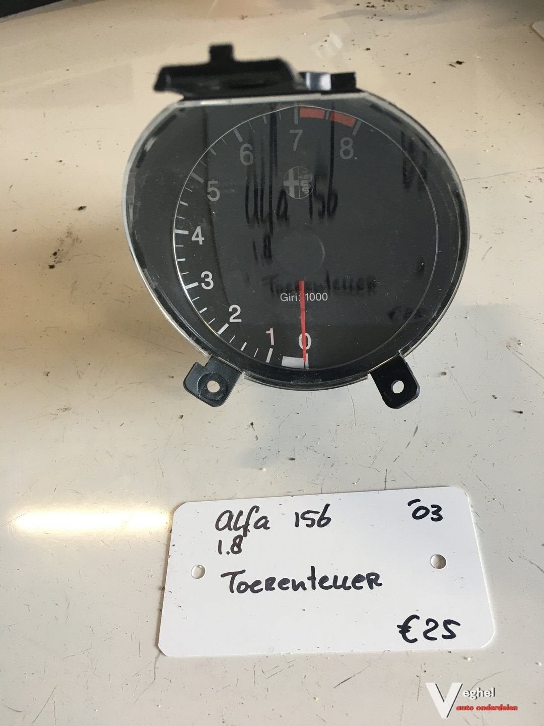 Alfa 156 1.8 2003 Toerenteller, Auto-onderdelen, Gebruikt, -, -, Ophalen of Verzenden