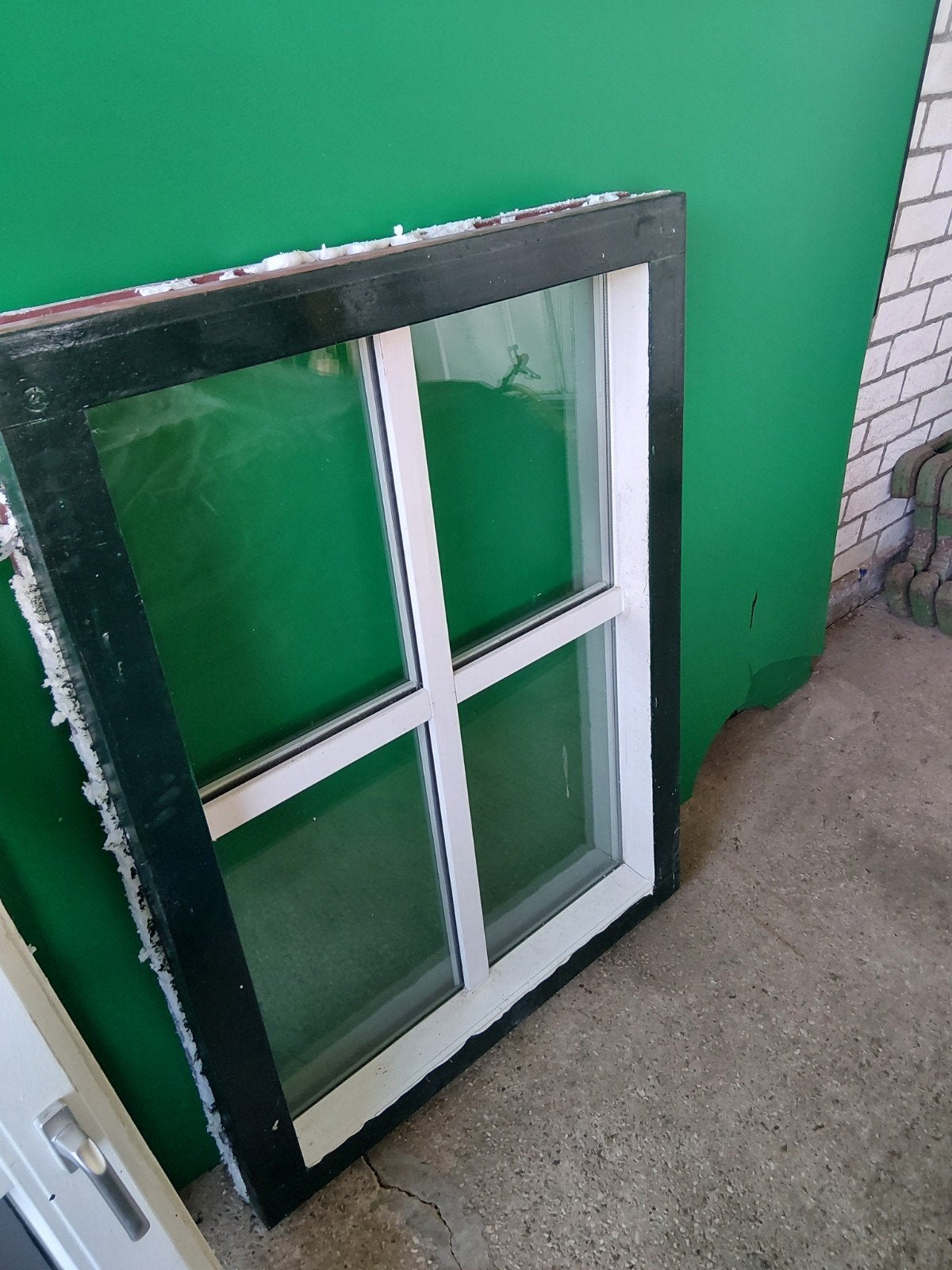 Gebruikt Gevelraam met Dubbelglas - 120x90 cm, Doe-het-zelf en Verbouw, Glas en Ramen, Ophalen, Gevelraam of Ruit, Gebruikt, 80 tot 120 cm