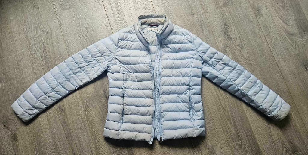 jas Tommy Hilfiger, Blauw, Ophalen of Verzenden, Zo goed als nieuw, Maat 34 (XS) of kleiner