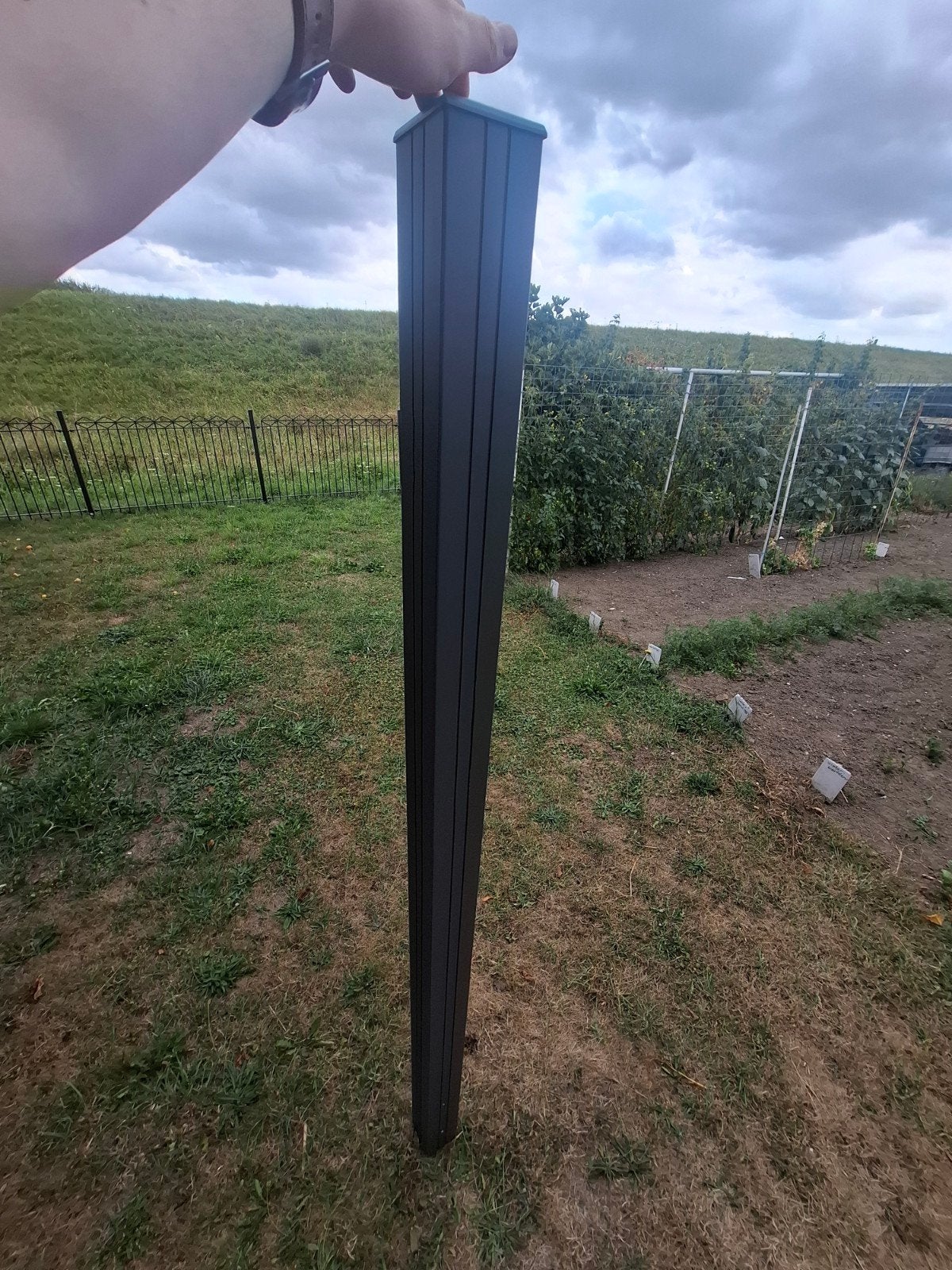 16 stuks aluminium palen antraciet 84x84x1850mm, Tuin en Terras, Palen, Balken en Planken, Ophalen, Nieuw, 180 tot 250 cm, Palen