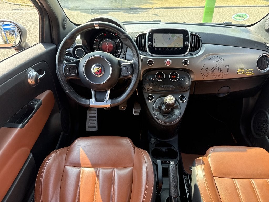 Fiat 500 1.4 T-Jet Abarth Competizione 180PK! VOL OPTIES!, Auto's, Dealer onderhouden, Euro 6, 4 stoelen, Leder