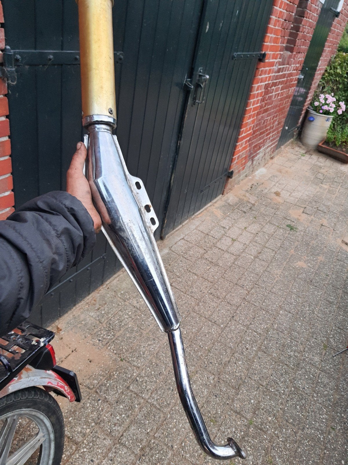 puch uitlaat, Ophalen of Verzenden, Zo goed als nieuw, Uitlaat
