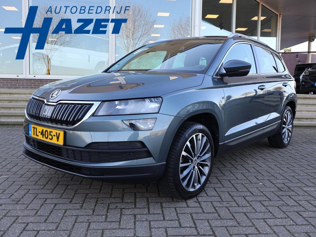 Skoda Karoq 1.0 TSI CLEVER EDITION + 18 INCH | APPLE CARPLAY, Auto's, Voorwielaandrijving, Stof, Gebruikt, 116 pk