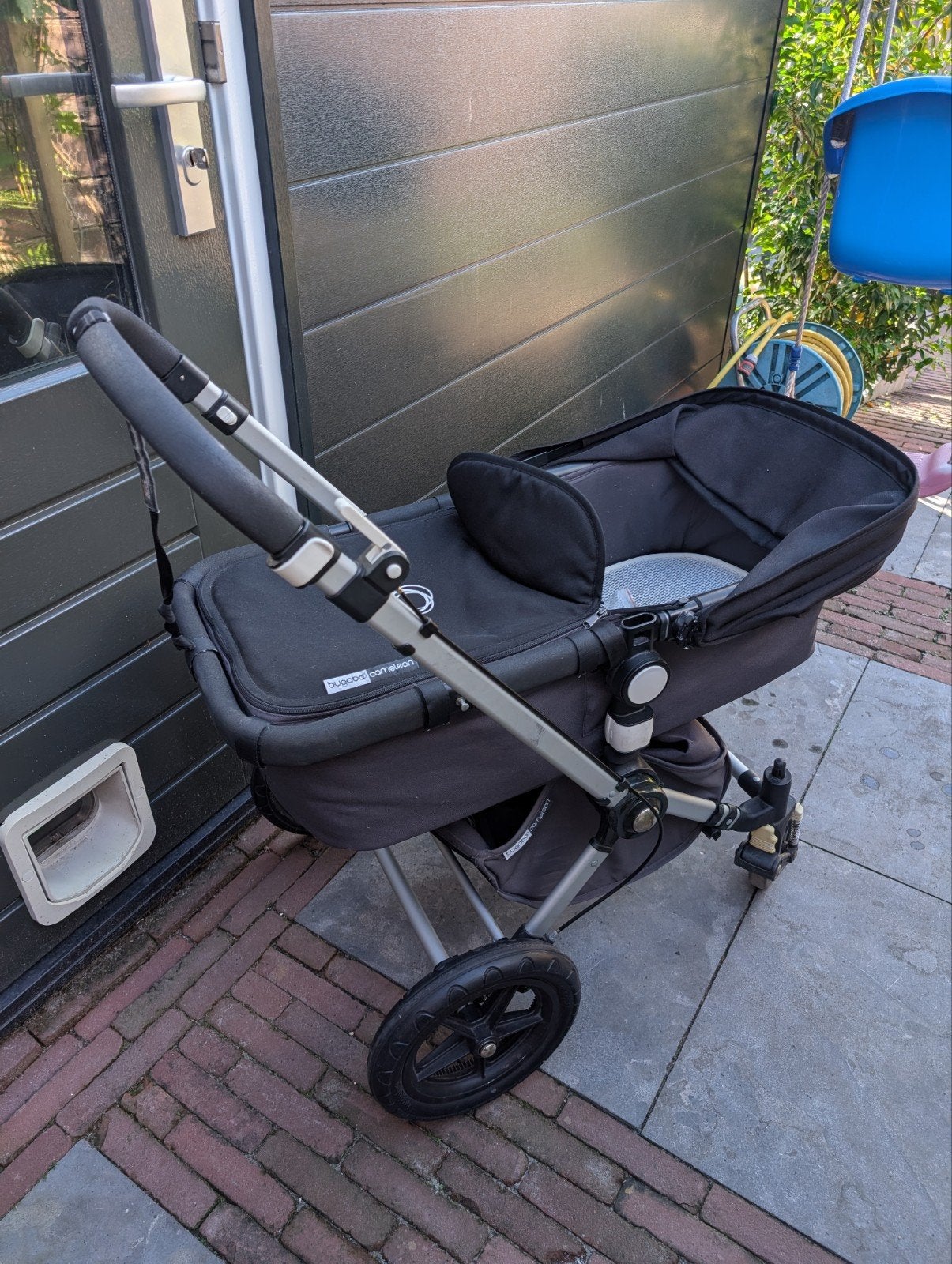 Bugaboo Cameleon kinderwagen met reiswieg en accessoires, Gebruikt, Bugaboo, Ophalen of Verzenden, Combiwagen