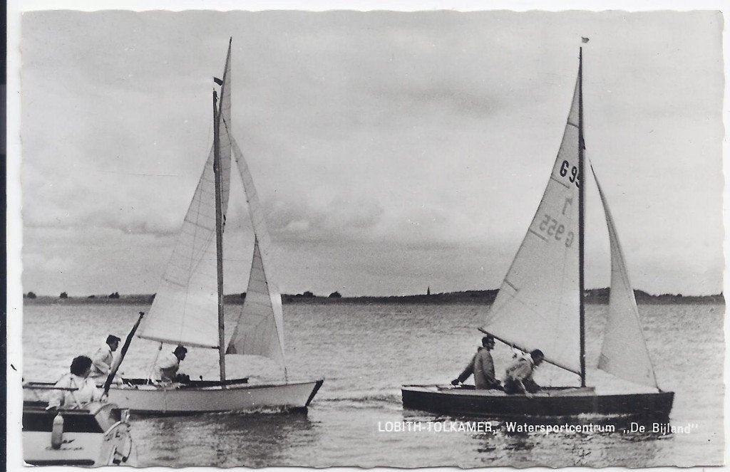 Lobith - Tolkamer - Oude ongelopen ansichtkaart B735, Ophalen of Verzenden, 1940 tot 1960, Gelopen