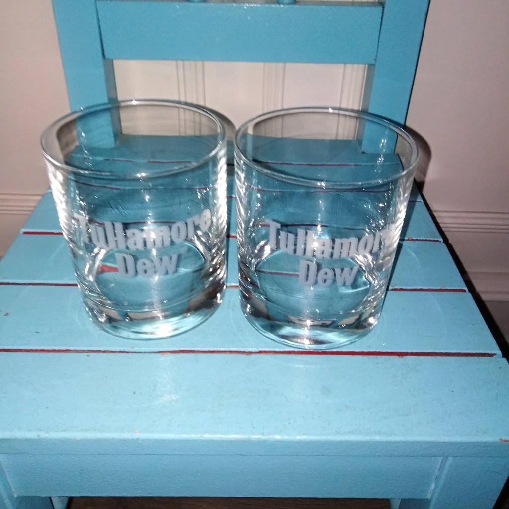 Tullamore Dew whisky glazen 2 stuks, Verzamelen, Ophalen, Gebruikt, Overige typen
