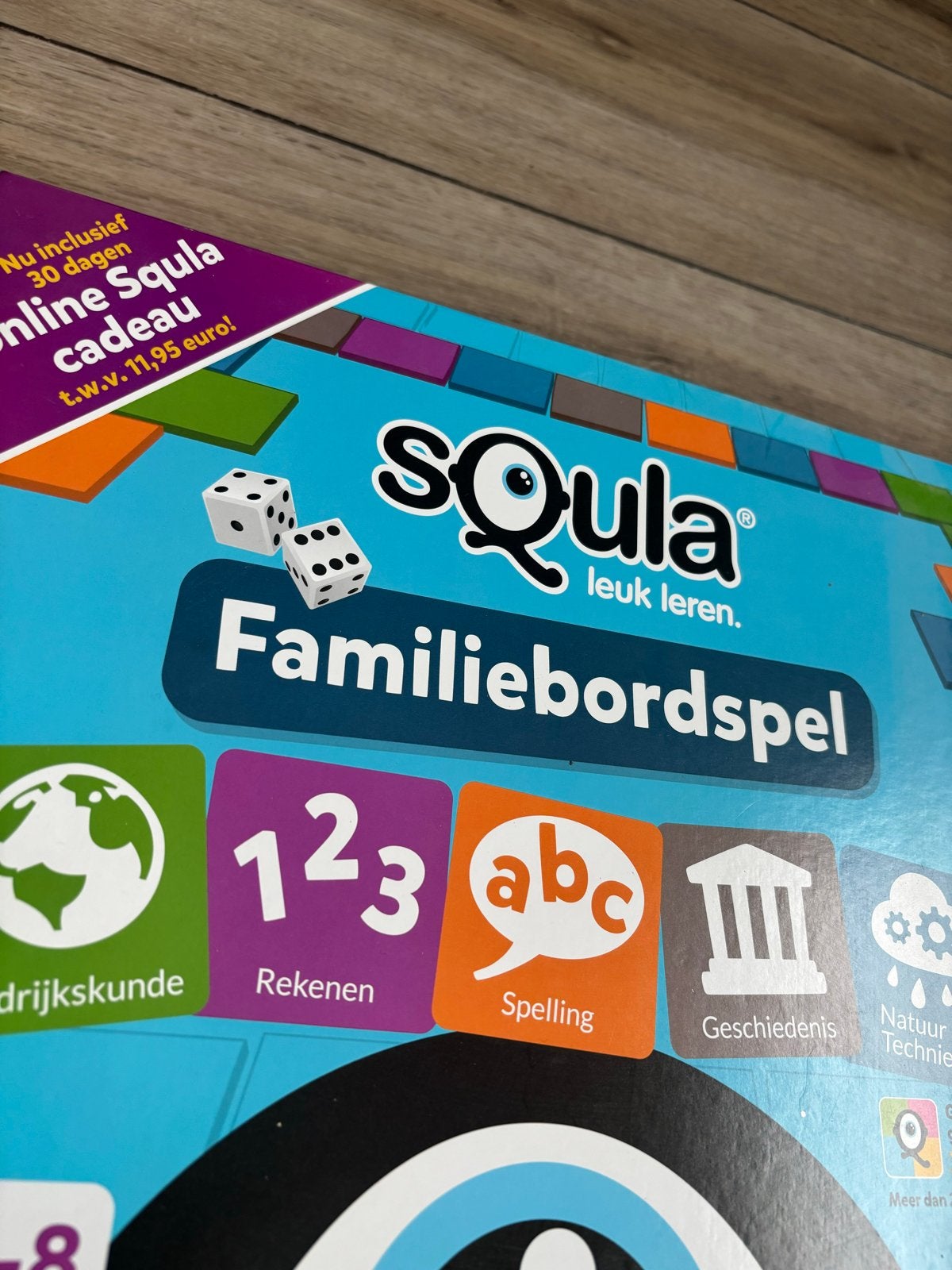 Squala Familiebordspel - Leuk Leren voor het Hele Gezin, Drie of vier spelers, Ophalen of Verzenden, Zo goed als nieuw