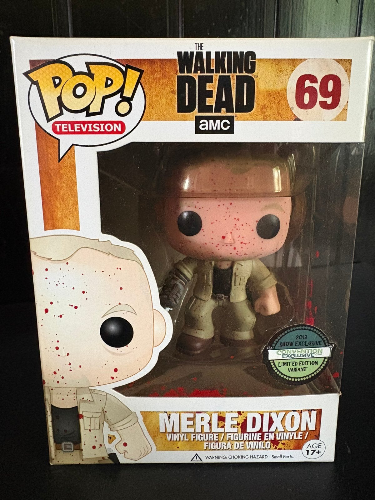 Funko Pop The Walking Dead #69 Merle Dixon Exclusive, Verzamelen, Poppetjes en Figuurtjes, Ophalen, Zo goed als nieuw