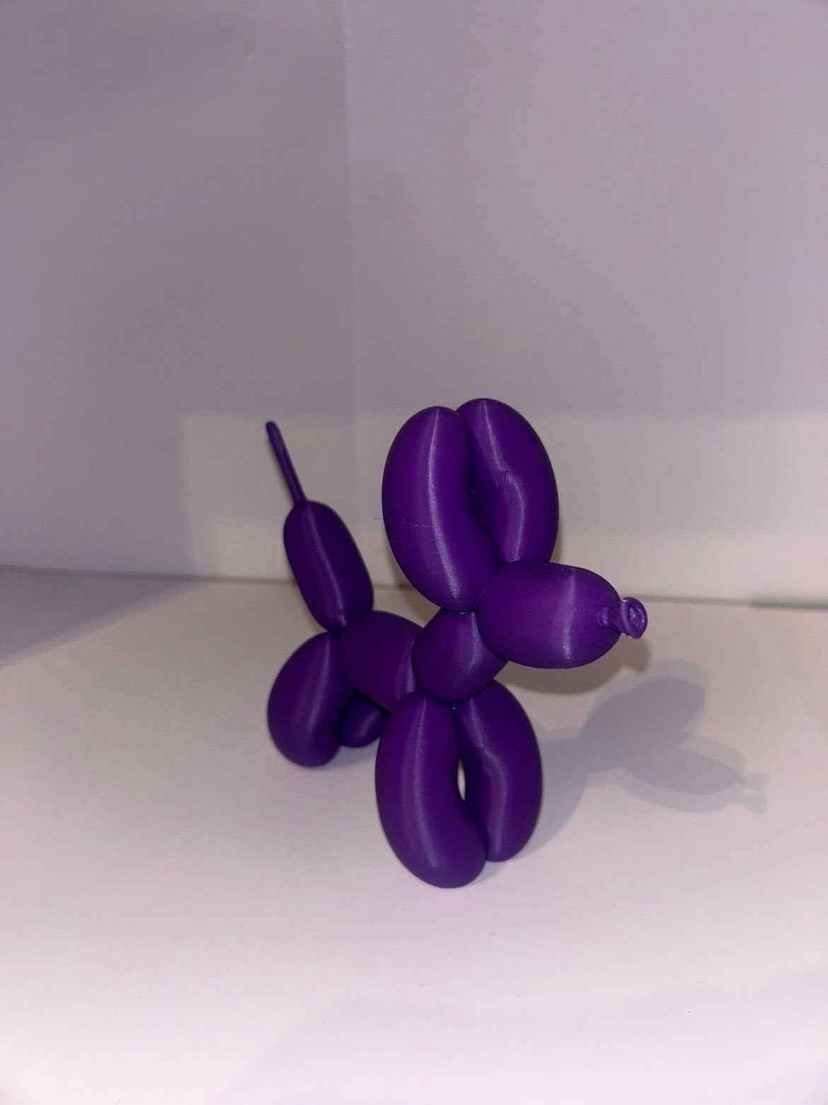 Paarse ballonhond decoratie - 3D geprint, Verzenden, Nieuw, Kunststof, Modern