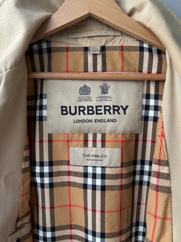 Burberry Trench Coat, Kleding | Heren, Ophalen, Maat 48/50 (M), Beige, Zo goed als nieuw