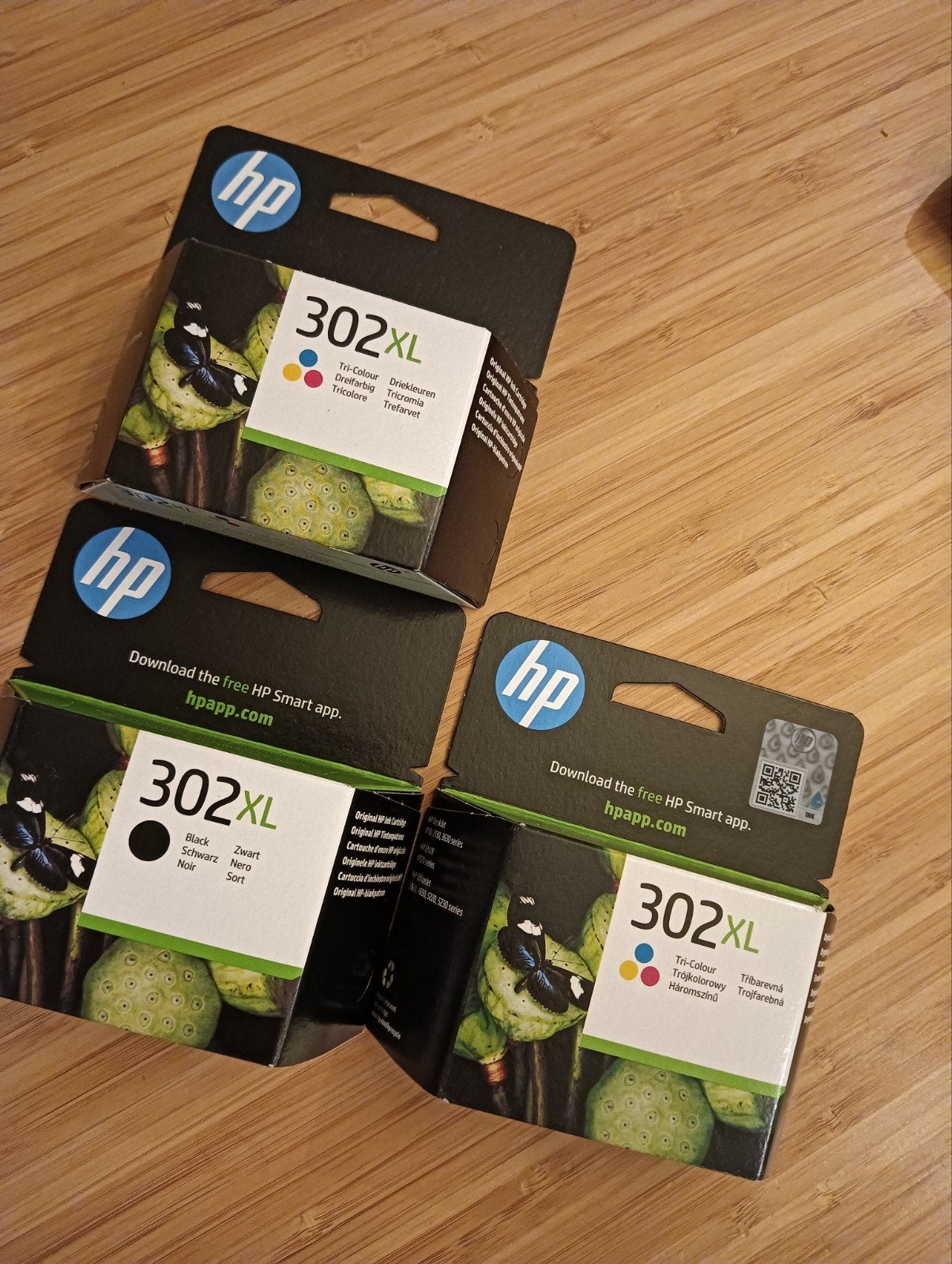 HP 302XL Inktcartridges - Zwart en Kleur (Nieuw), Ophalen of Verzenden, Nieuw, Cartridge, HP