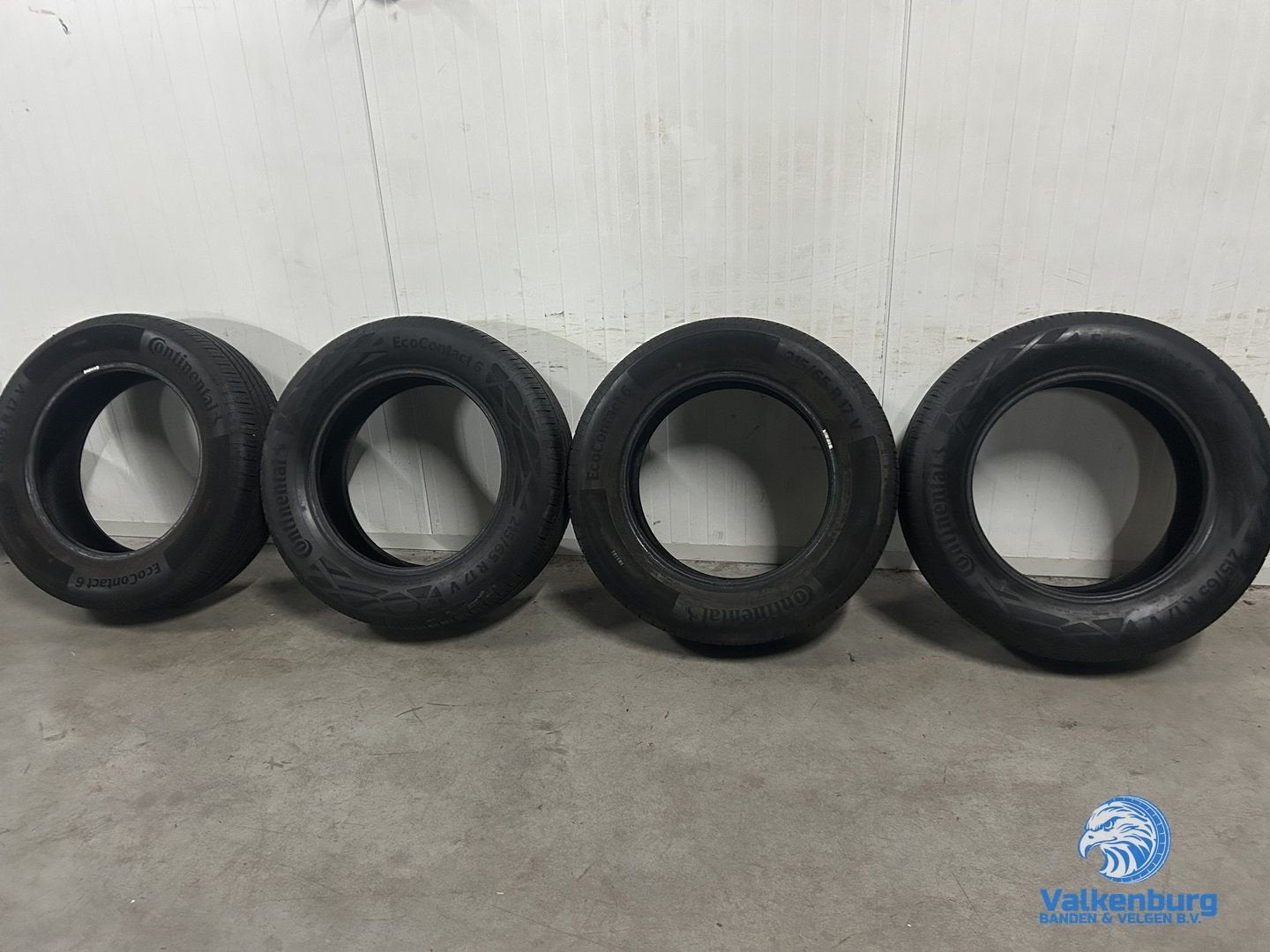 6-7mm! Zomerbanden 215/65R17 Continental EcoContact 6, -, -, 17 inch, Ophalen of Verzenden