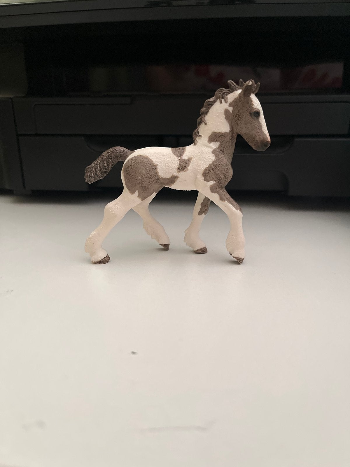Schleich paard veulen - bruin gevlekt, Ophalen of Verzenden, Zo goed als nieuw