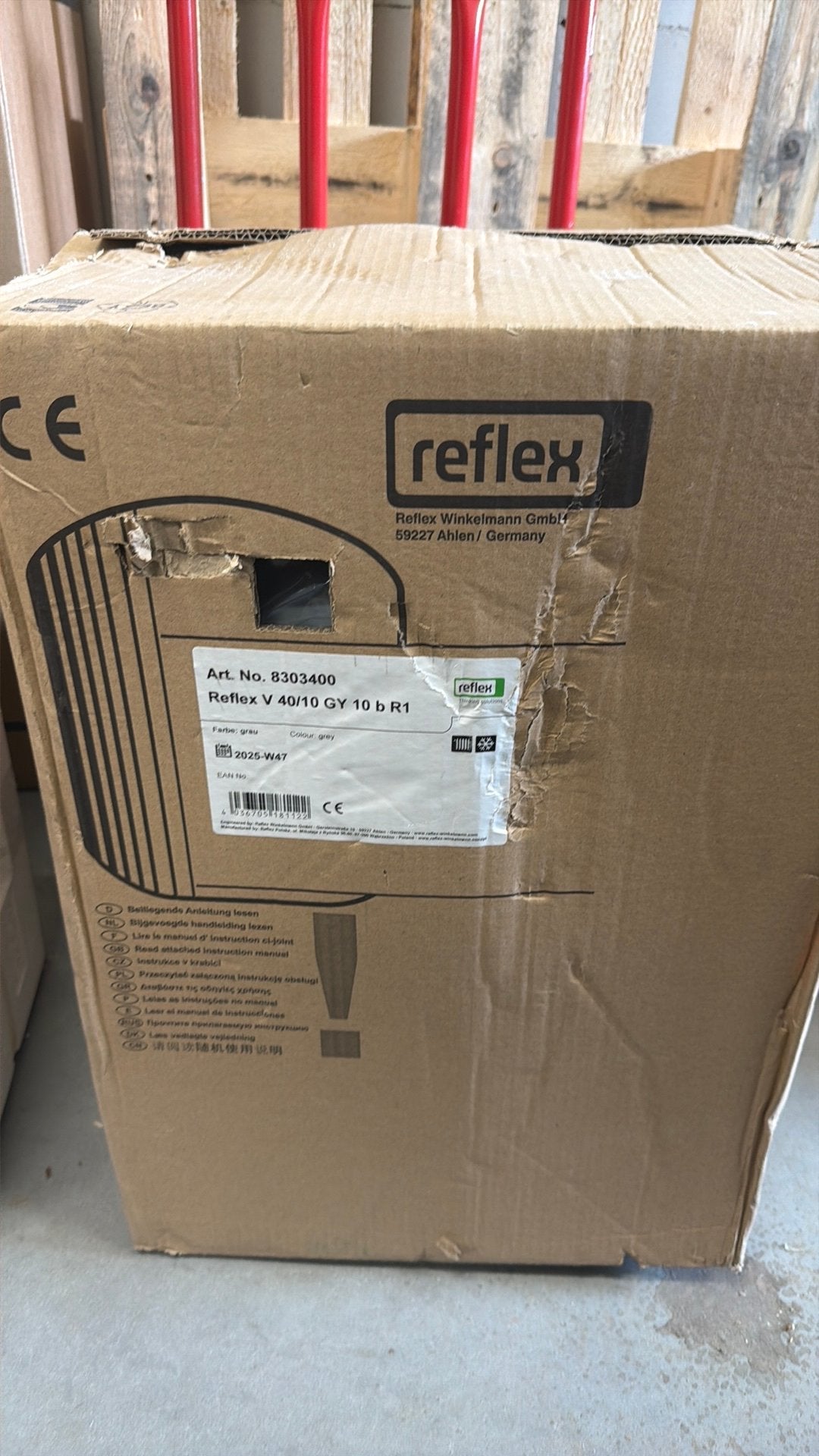 Reflex Buffervat 40L - Nieuw, Ophalen of Verzenden, Nieuw