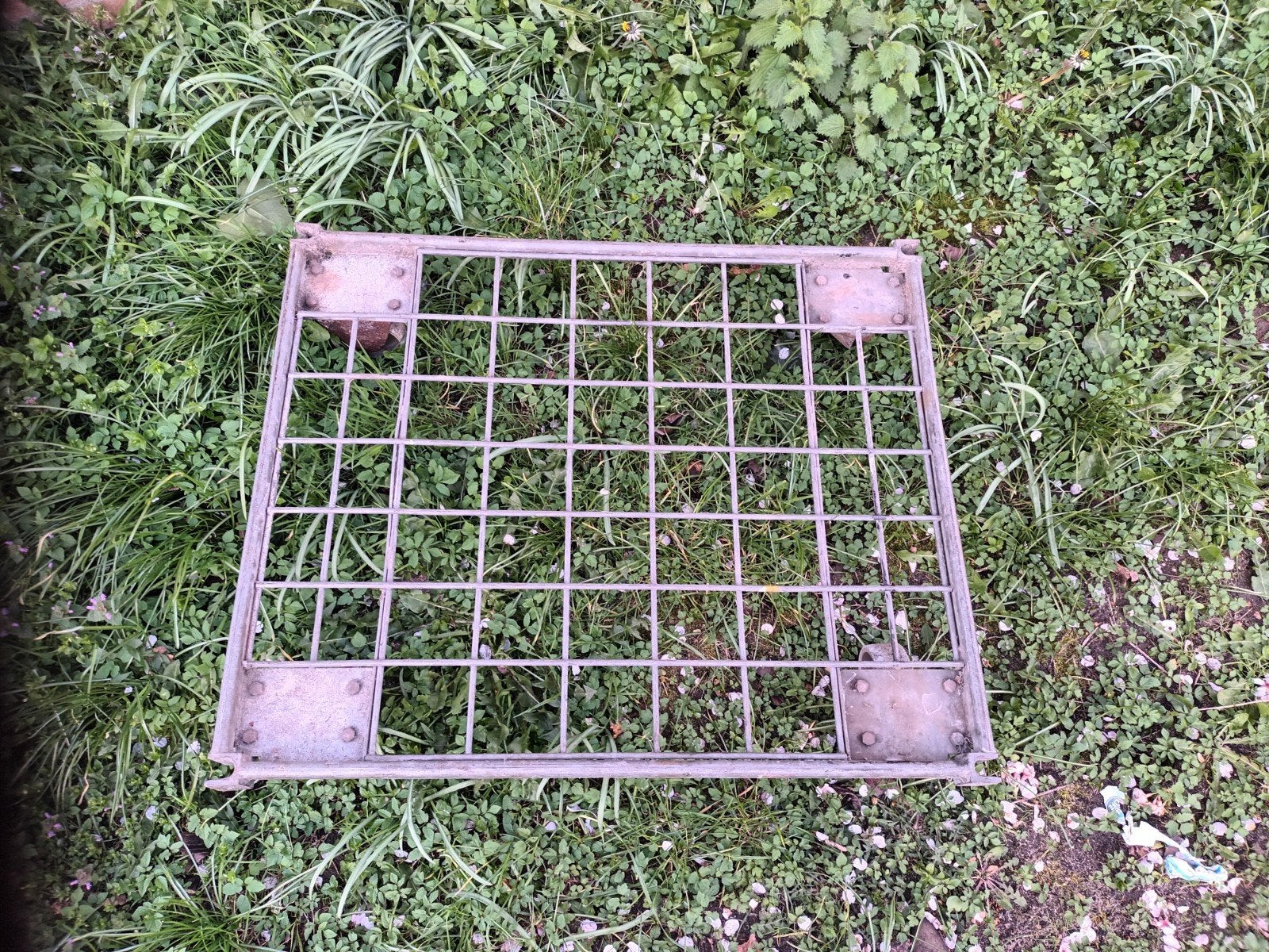 Metalen transportkarretje met wielen, Diversen, Rommelmarktspullen, Ophalen of Verzenden