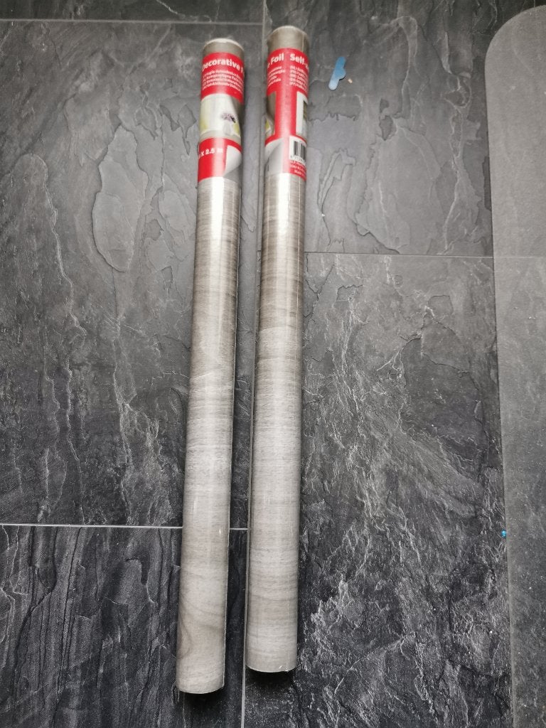 2 rollen zelfklevende decoratie folie 45 cm 2,5 m, Ophalen of Verzenden, Nieuw