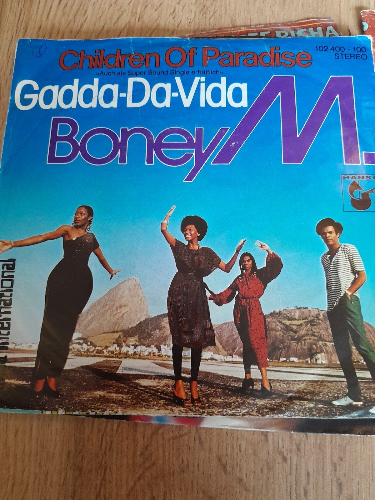 boney m 7 inch gadda da vida, Cd's en Dvd's, Ophalen of Verzenden, Zo goed als nieuw, Pop