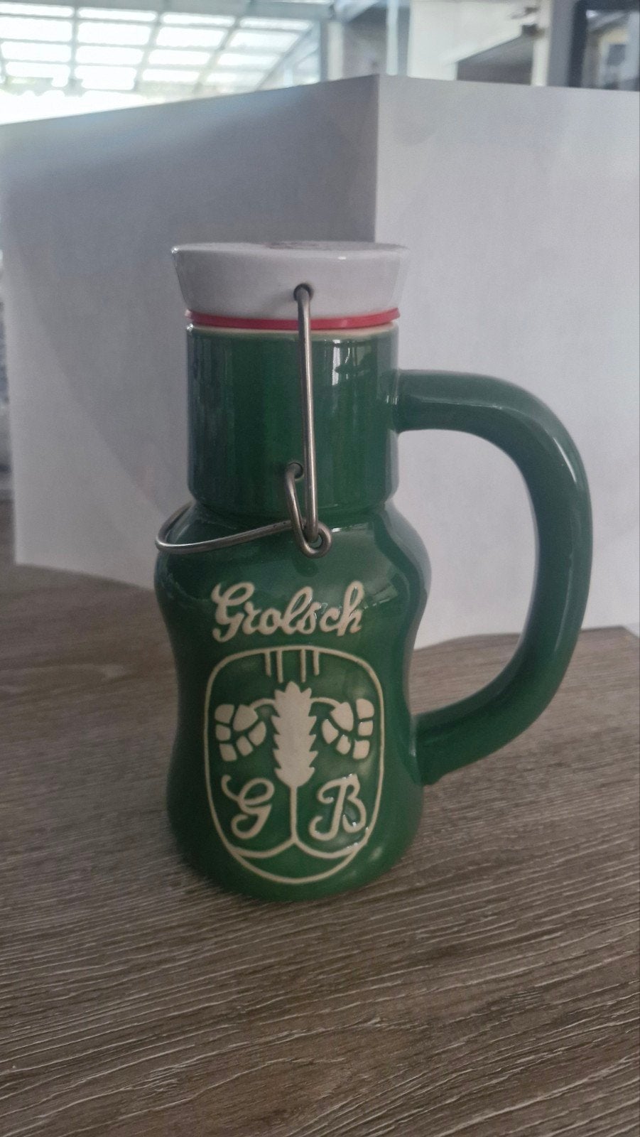 Grolsch Pul Anheuser Busch in nieuwstaat, Ophalen of Verzenden, Zo goed als nieuw, Pul(len), Grolsch