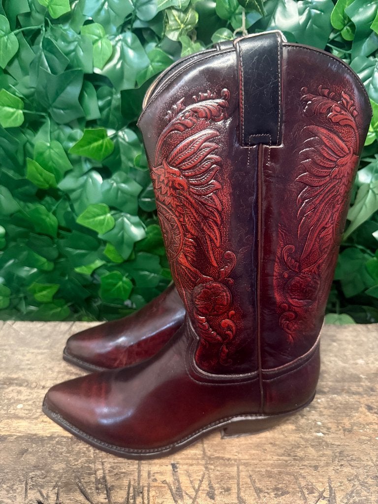 geweldig mooie vintage retro laarzen van Sendra maat 41, Sendra, Bruin, Boots, Nieuw