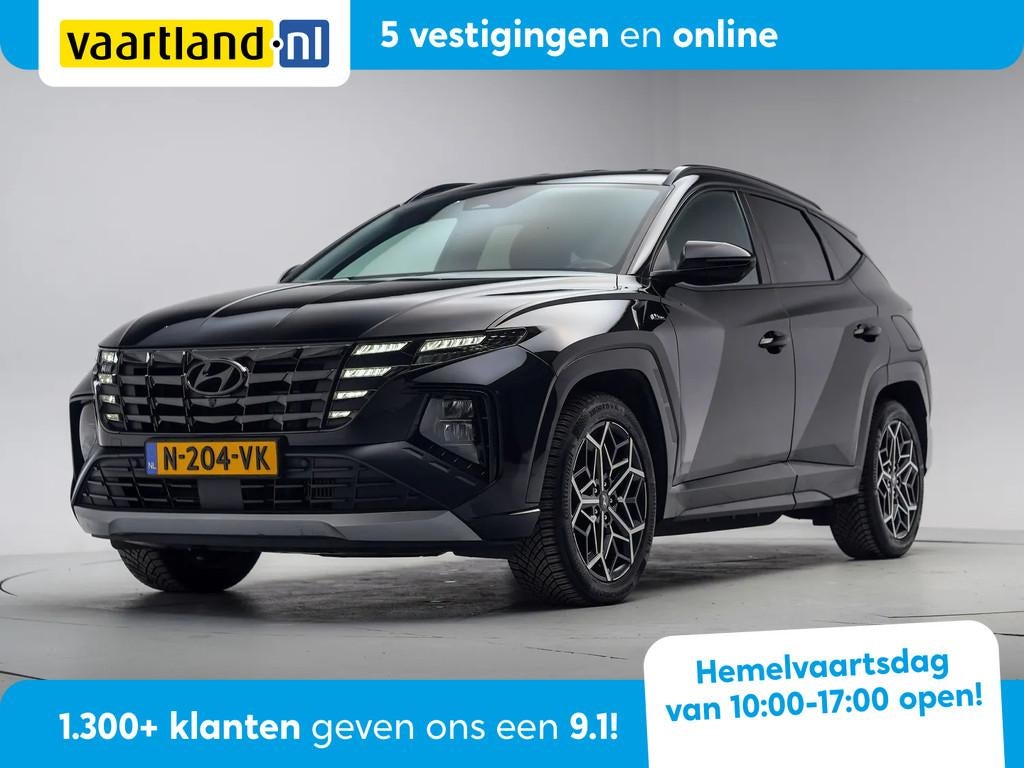 Hyundai Tucson 1.6 T-GDI HEV N Line Aut. [ Trekhaak 360°Cam, Automaat, 1350 kg, Gebruikt, 4 cilinders