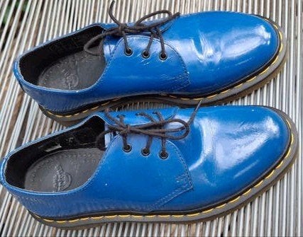 Dr Martens Dog's maat 38 blauw, Kleding | Dames, Schoenen met lage hakken, Blauw, Dr Martens Doc's, Ophalen of Verzenden