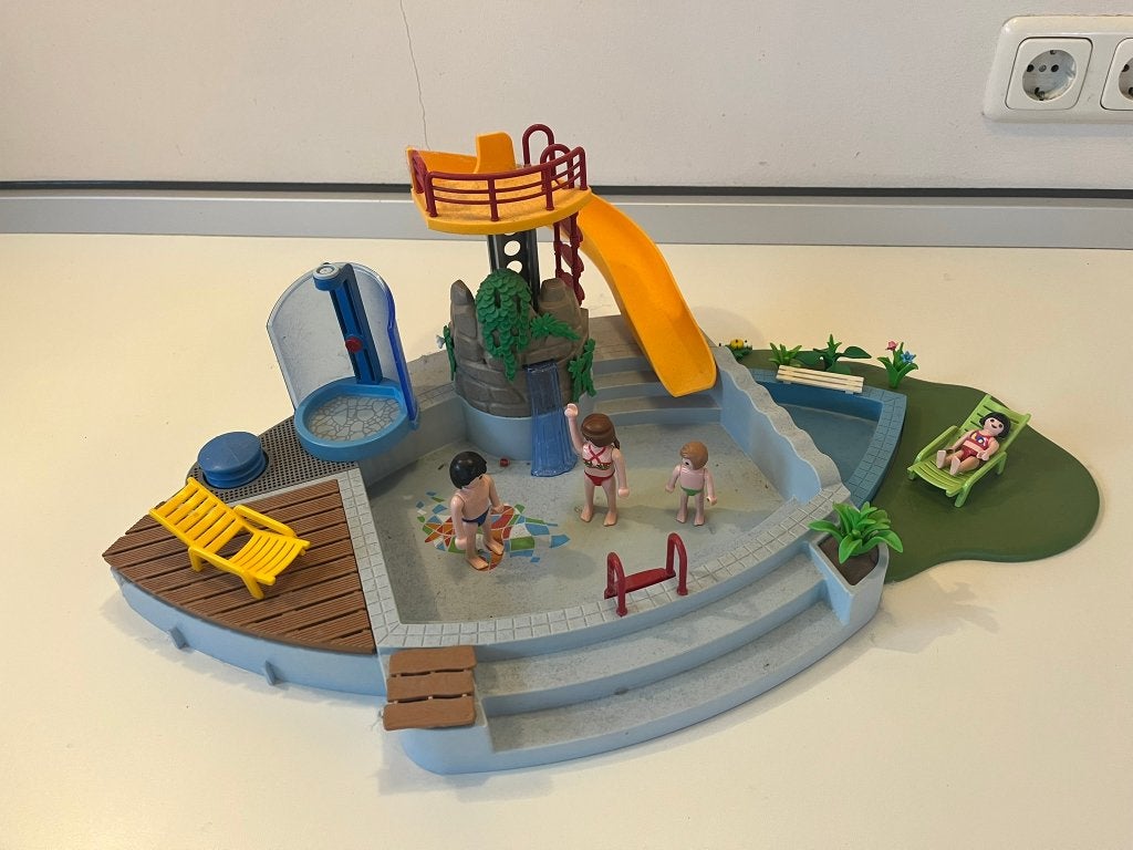 Playmobil (paarden div. / zwembad / ijssalon / etc.), Ophalen, Gebruikt