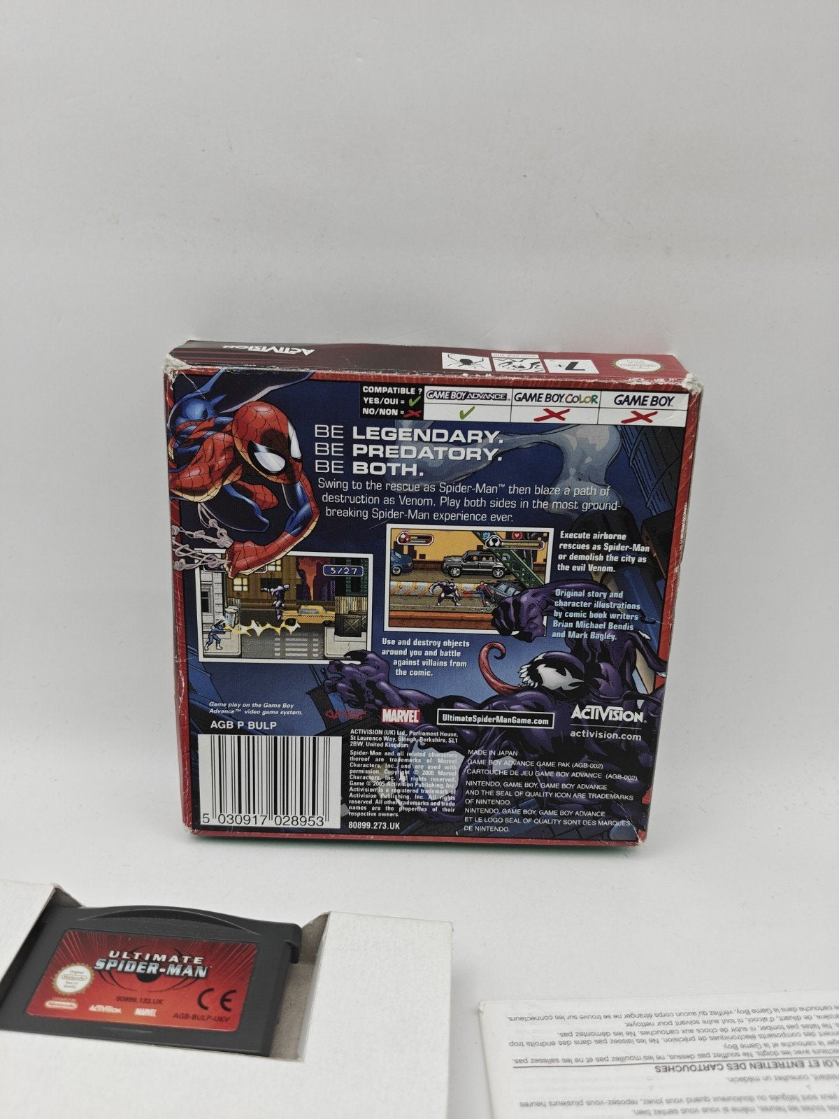 Ultimate Spider-Man GameBoy Advance (GBA) Boxed, Activision, 1 speler, Ophalen of Verzenden, Vanaf 7 jaar
