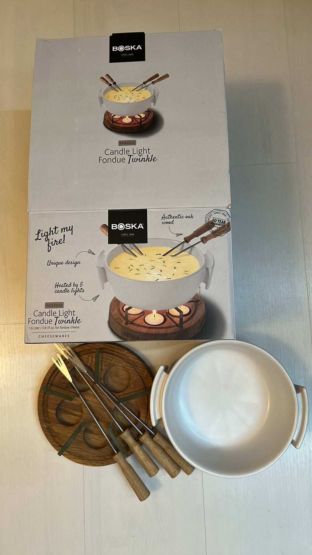 Boska kaas fondue (zo goed als nieuw), Witgoed en Apparatuur, Fonduesets, Ophalen of Verzenden, Zo goed als nieuw, Brander, Fondueset