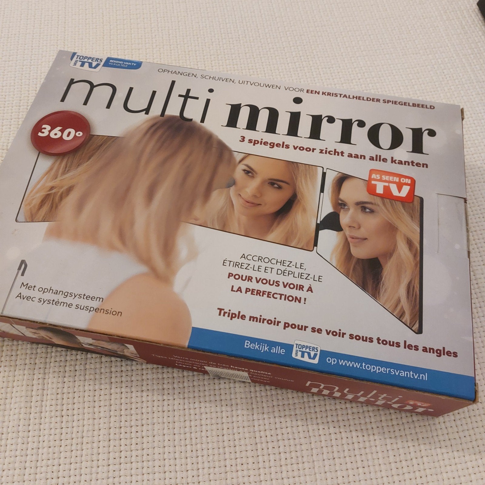 Multi Mirror 360 - 3 spiegels voor zicht aan alle kanten, Ophalen of Verzenden