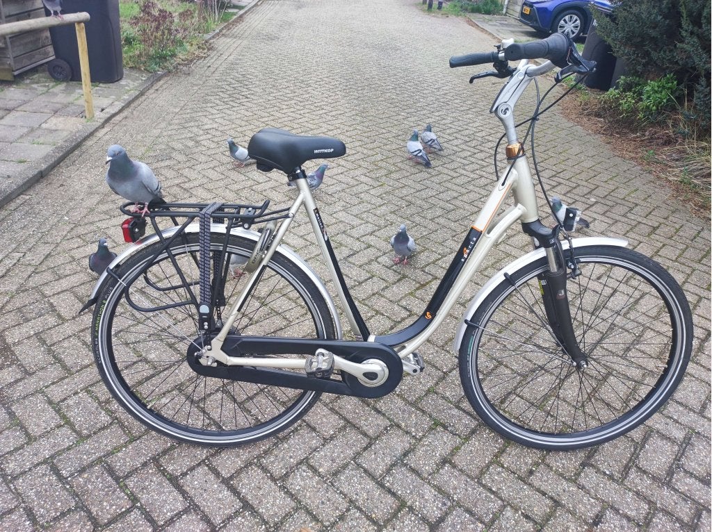 Sparta dames 7 speed erg netjes en goed 61 cm frame, Sparta, Niet ingevuld, 56 cm of meer, Zo goed als nieuw