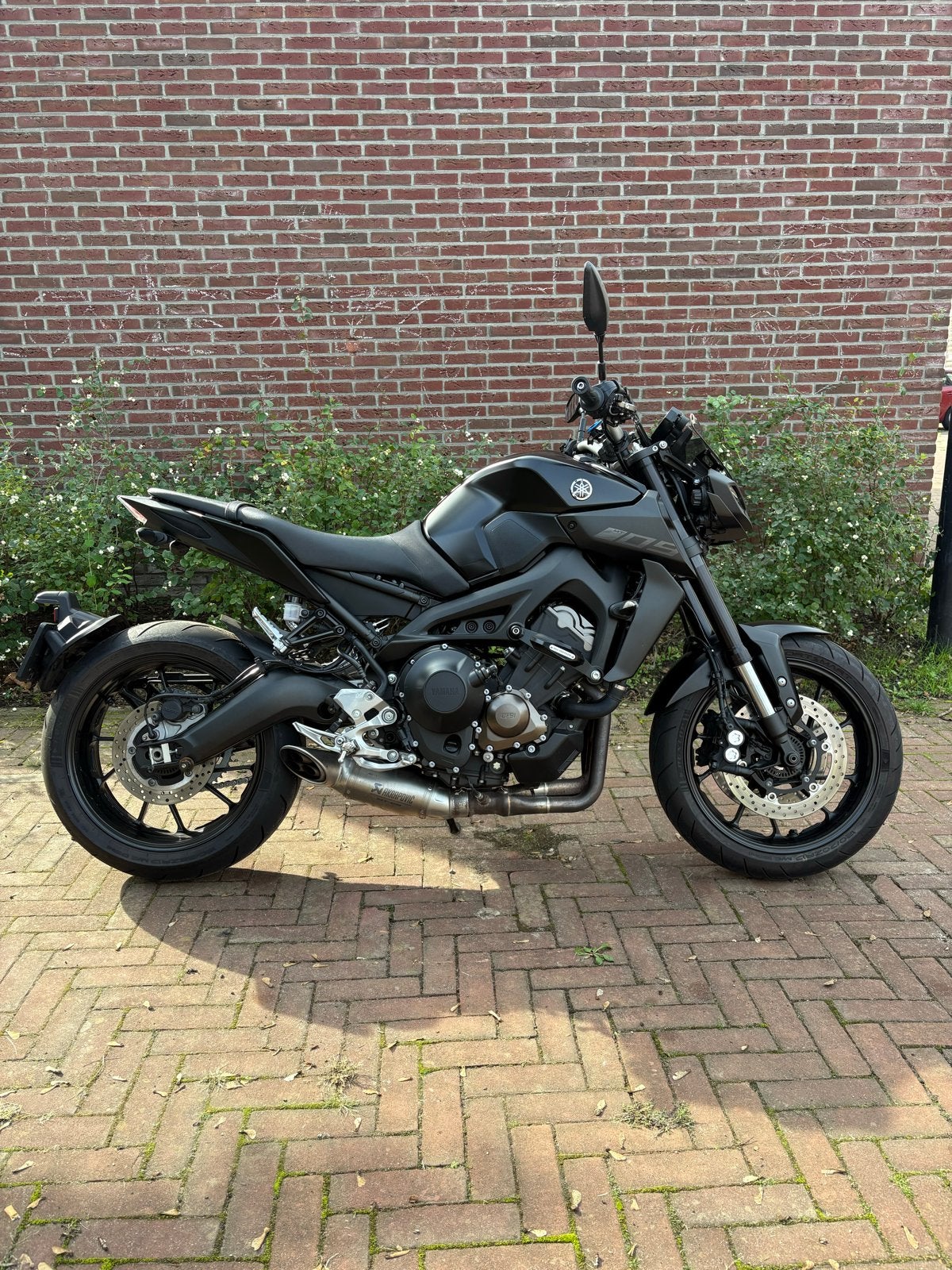 Yamaha MT-09 ABS 2018 Zwart, Akrapovic, quickshifter, Motoren, Occasion, Motorrijbewijs A, 3 cilinders, Particulier