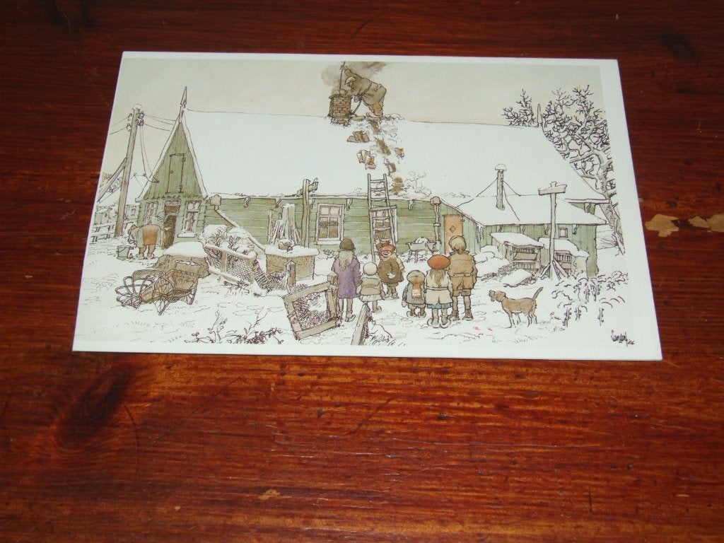 A14- Jan Sanders - Schoorsteenvegen, Gebruikt, Verzenden, 1980 tot heden, Prent