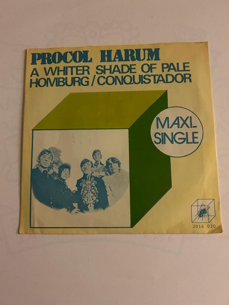 Procol Harum A whiter shade of pale & Homburg/Conquistador, Cd's en Dvd's, Vinyl Singles, Ophalen of Verzenden, Zo goed als nieuw