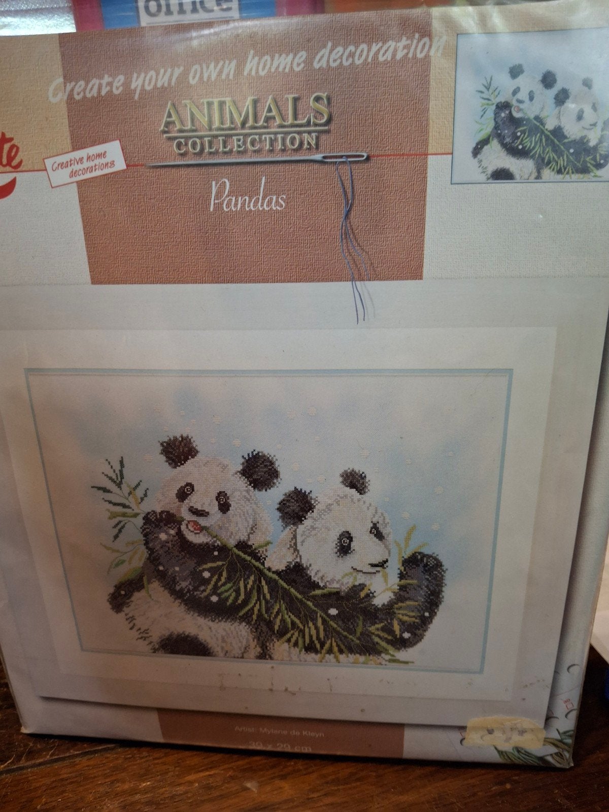 Panda s, Ophalen of Verzenden, Nieuw, Borduurpakket